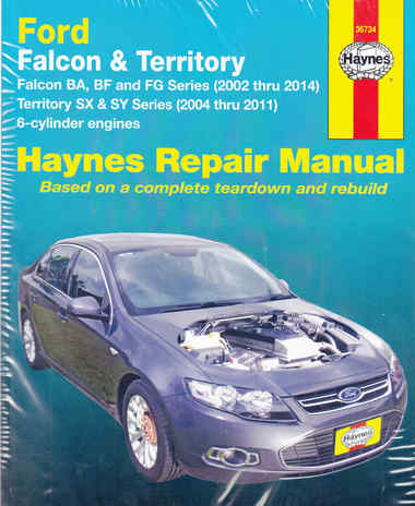 Ford Falcon BA BF FG Territory SX SY 2002-2014 - sagin workshop car
